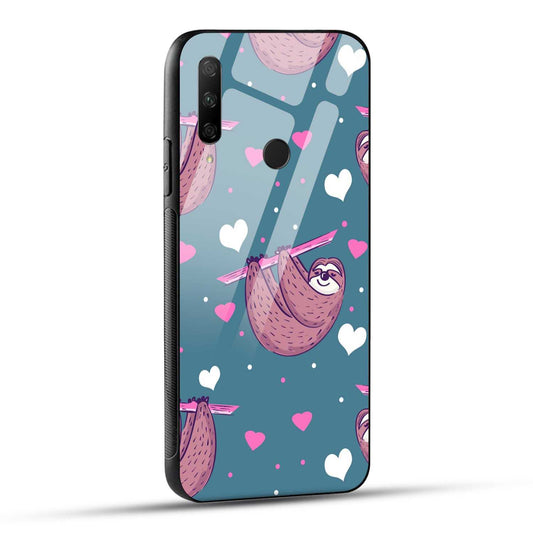 HONOR 9X Back Cover Being Lazy Is Art Printed Glass Case