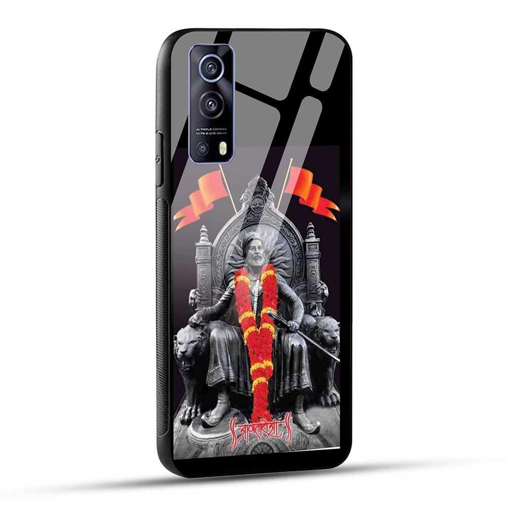iQOO Z3 5G Back Cover Chatrapati Shivaji Maharaj Glass Case