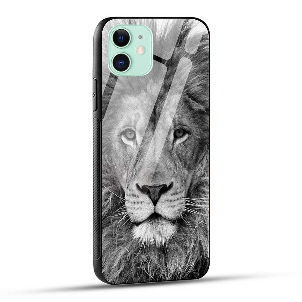 iPhone 11 Back Cover Lion Glass Case
