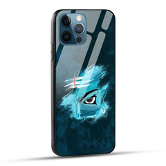 iPhone 12 Pro Max Back Cover Mahadev Eyes Devotional Glass Case