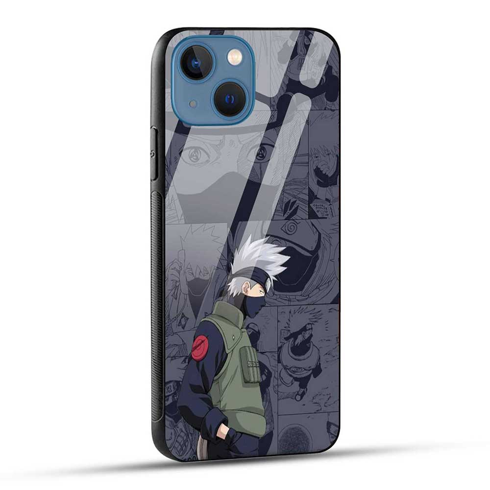 iPhone 13 Back Cover Kakashii Glass Case