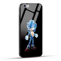 iPhone 6 Plus / iPhone 6s Plus Back Cover Blue Cartoon Glass Case