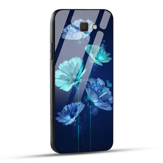 Samsung Galaxy J5 Prime Back Cover Beautiful Floral Art Glass Case