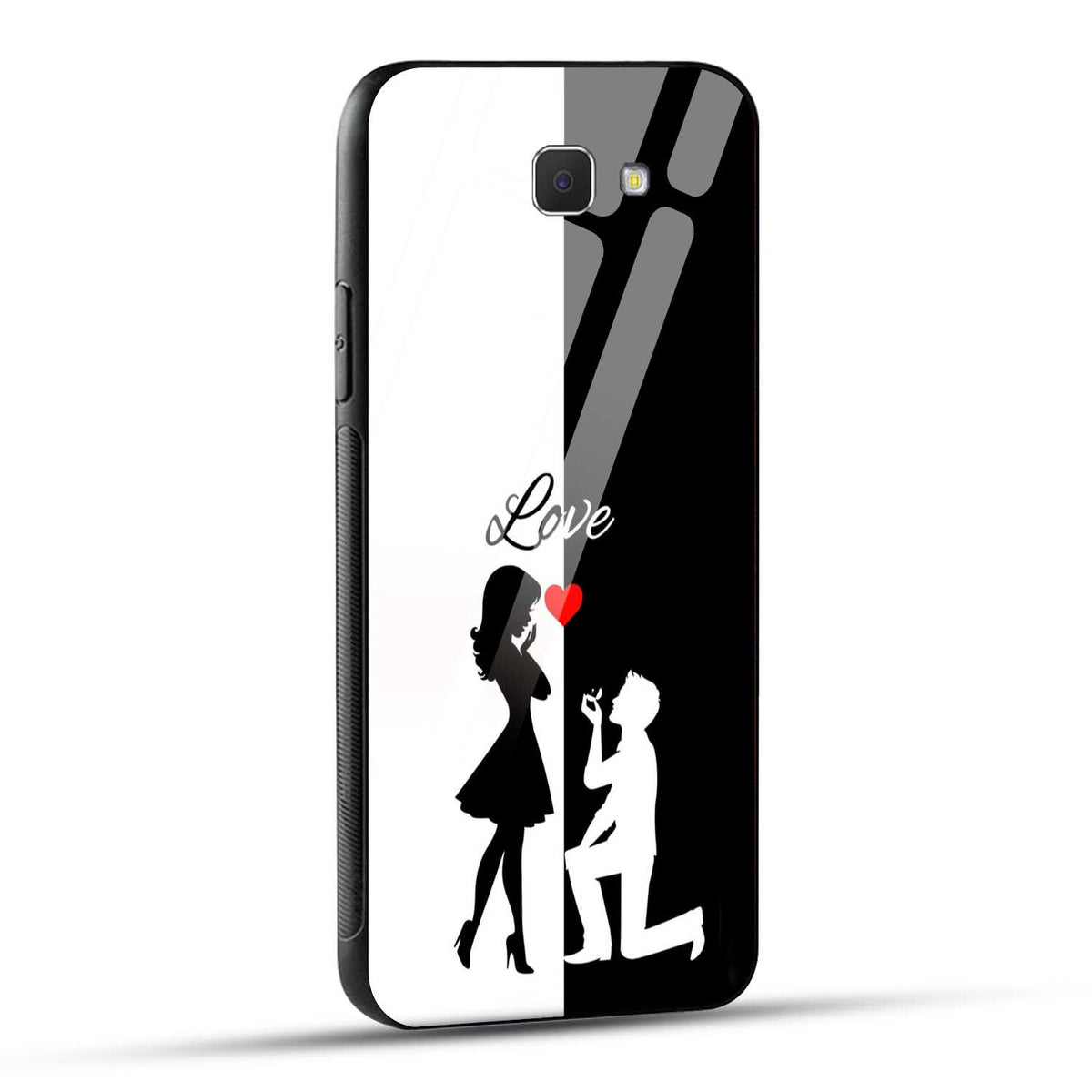 Samsung Galaxy J5 Prime Back Cover Love Proposal Printed Glass Case