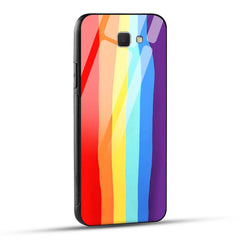 Samsung Galaxy J5 Prime Back Cover Rainbow Color Printed Glass Case