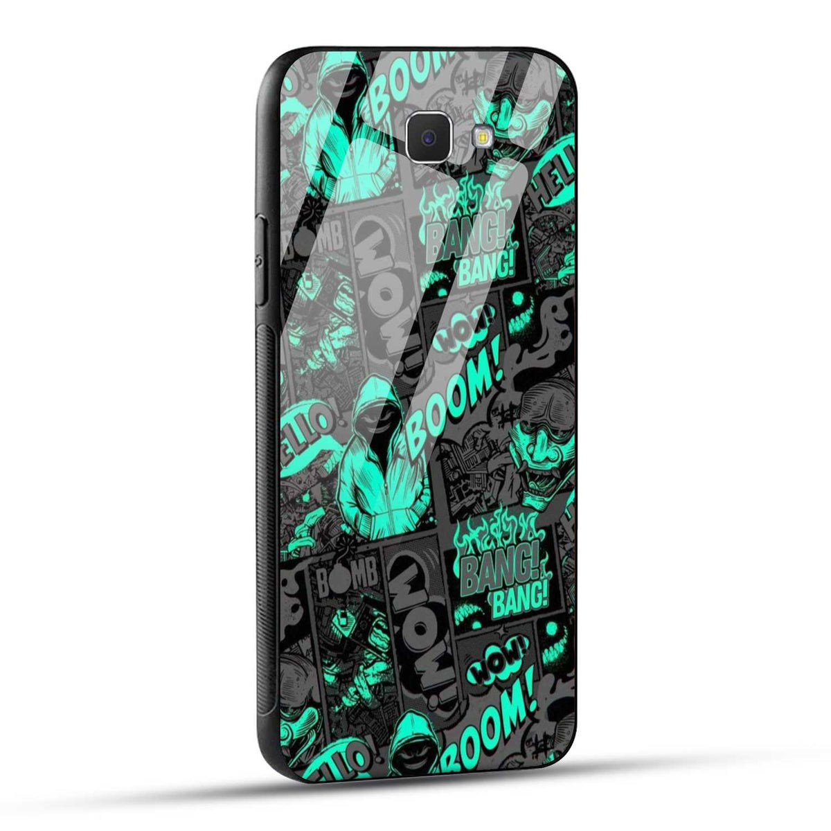 Samsung Galaxy J5 Prime Back Cover Boom Printed Glass Case