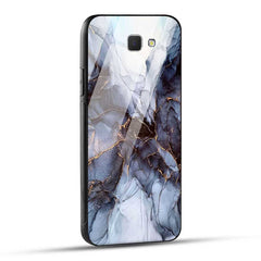 Samsung Galaxy J5 Prime Back Cover White Marble Glass Case