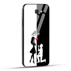 Samsung Galaxy J7 Prime / Samsung Galaxy On Nxt Back Cover Love Proposal Printed Glass Case