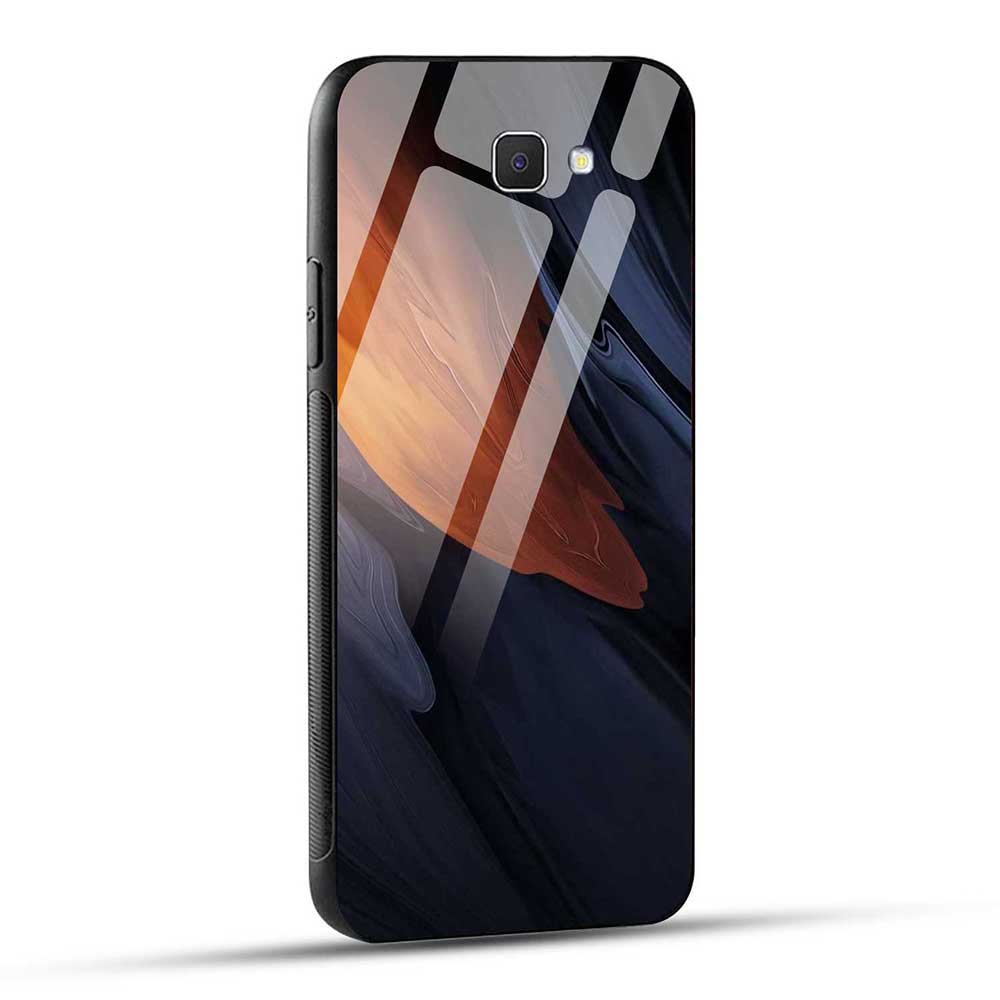 Samsung Galaxy J7 Prime / On Nxt Back Cover Abstract Designer Glass Case