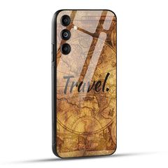 Samsung Galaxy M14 5G Back Cover Travel Printed Glass Case