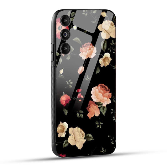 Samsung Galaxy M14 5G Back Cover Flowers Froral Printed Glass Case