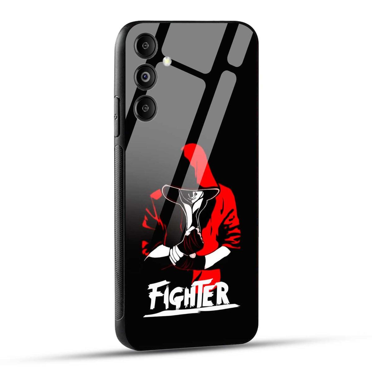 Samsung Galaxy M14 5G Back Cover Fighter Printed Glass Case