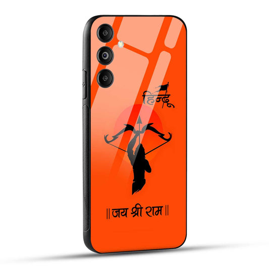 Samsung Galaxy M14 5G Back Cover Jai Shree Ram Printed Glass Case
