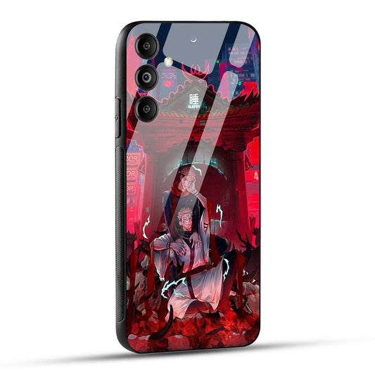 Samsung Galaxy M14 5G Back Cover Sukuna Printed Glass Case