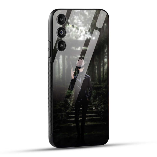 Samsung Galaxy M14 5G Back Cover Gojo Printed Glass Case