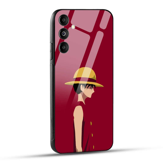 Samsung Galaxy M14 5G Back Cover Luffy Printed Glass Case