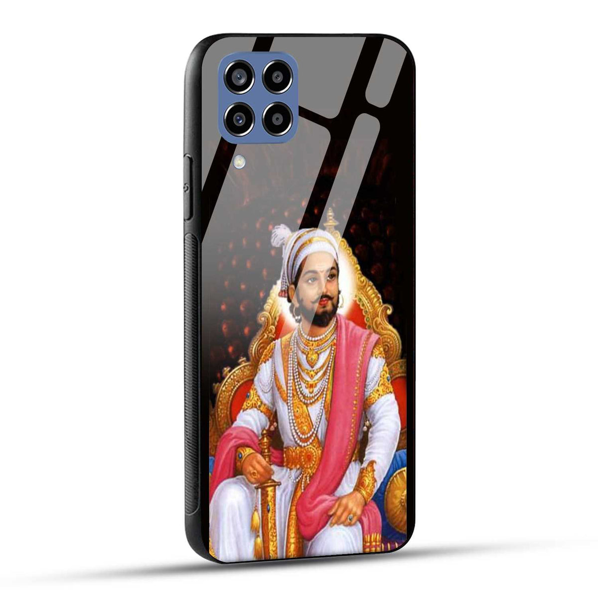 Samsung Galaxy M33 5G Back Cover Chhatrapati Shivaji Maharaj Printed Glass Case