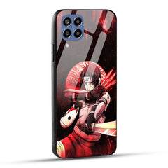 Samsung Galaxy M33 5G Back Cover Itachii Printed Glass Case
