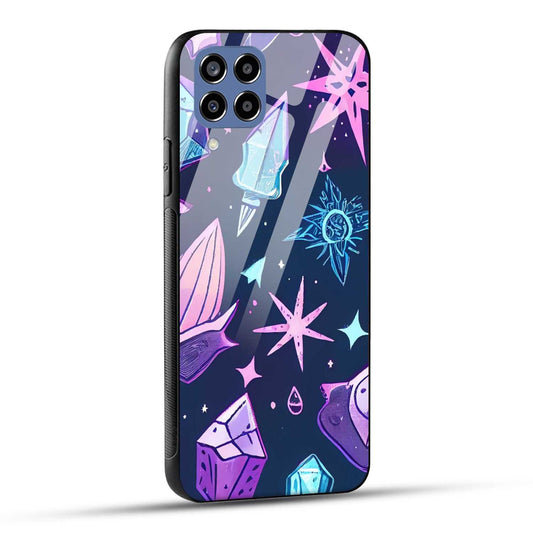 Samsung Galaxy M33 5G Back Cover Stones Of Ancestors Printed Glass Case