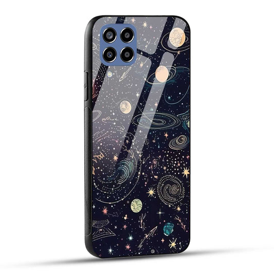 Samsung Galaxy M33 5G Back Cover Beauty Of Multiverse Art Printed Glass Case