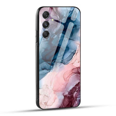 Samsung Galaxy M34 5G Back Cover Marble Color Printed Glass Case