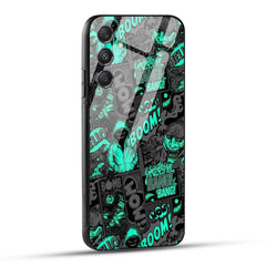 Samsung Galaxy M34 5G Back Cover Boom Printed Glass Case