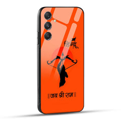 Samsung Galaxy M34 5G Back Cover Jai Shree Ram Printed Glass Case