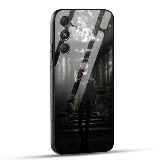 Samsung Galaxy M34 5G Back Cover Gojo Printed Glass Case