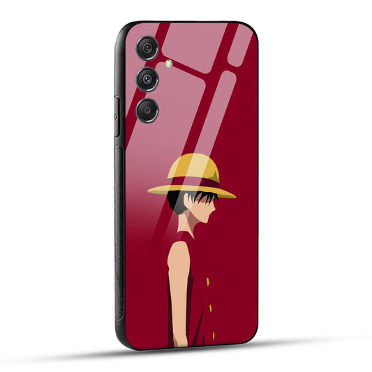 Samsung Galaxy M34 5G Back Cover Luffy Printed Glass Case