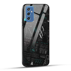Samsung Galaxy M52 5G Back Cover Geometric Board Glass Case
