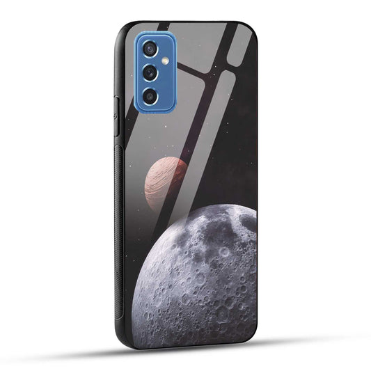 Samsung Galaxy M52 5G Back Cover Galaxy Space Printed Glass Case