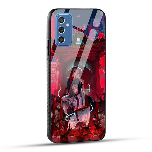 Samsung Galaxy M52 5G Back Cover Sukuna Printed Glass Case