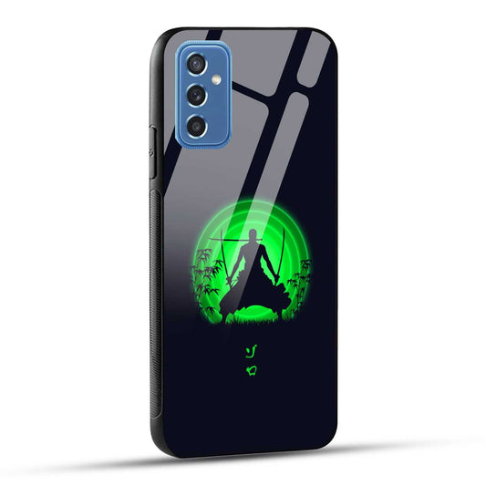 Samsung Galaxy M52 5G Back Cover Zoro Printed Glass Case