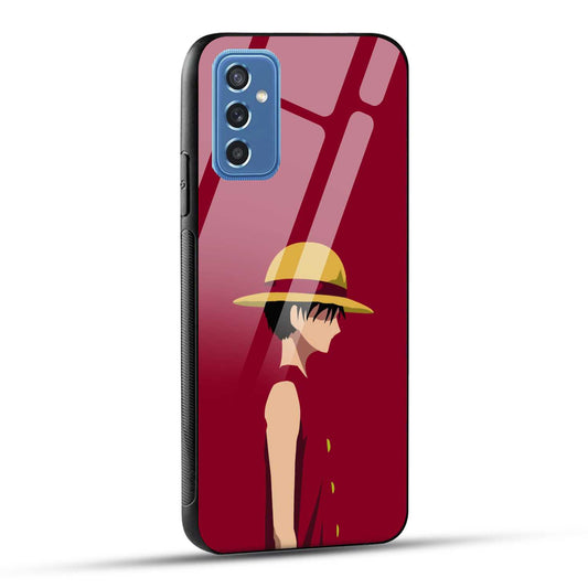 Samsung Galaxy M52 5G Back Cover Luffy Printed Glass Case