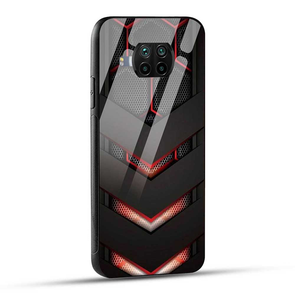 Mi 10i 5G Back Cover Robotic Abstract Glass Case