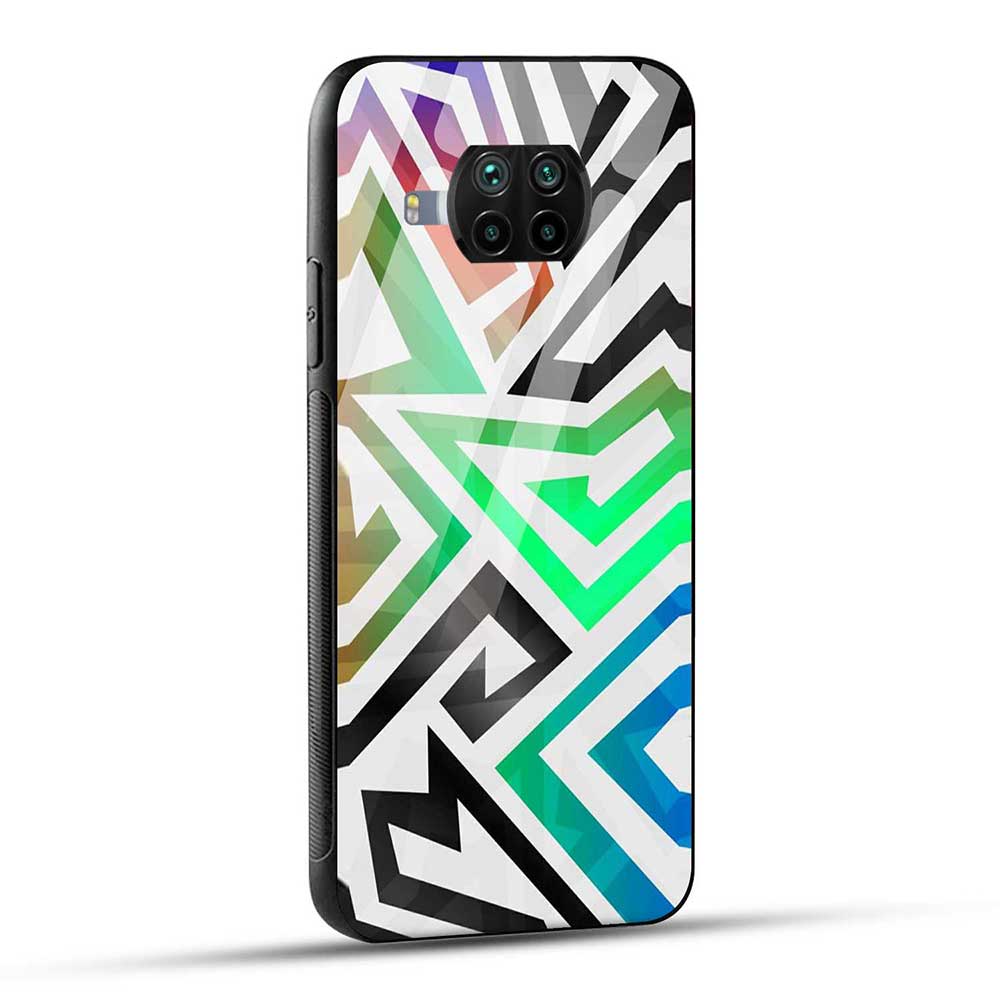 Mi 10i 5G Back Cover Color Art Designer Glass Case