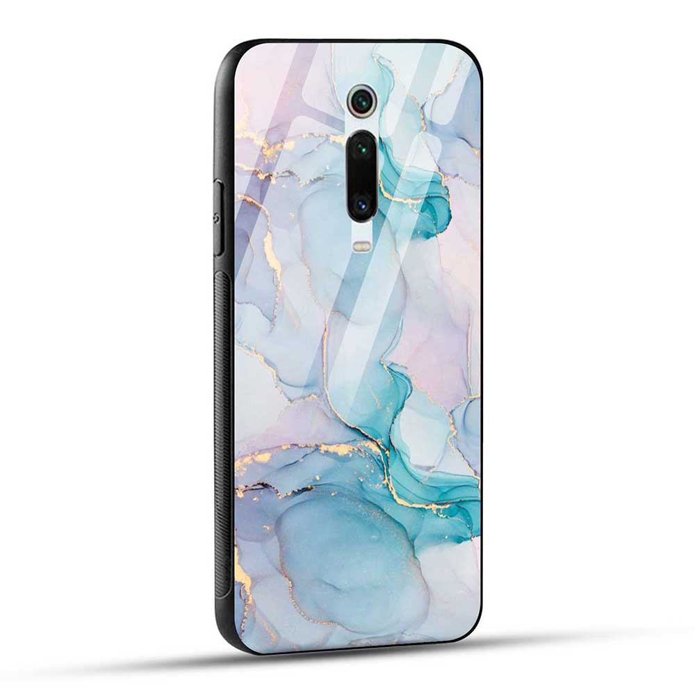 Redmi K20 / Redmi K20 Pro Back Cover Blue Marble Glass Case