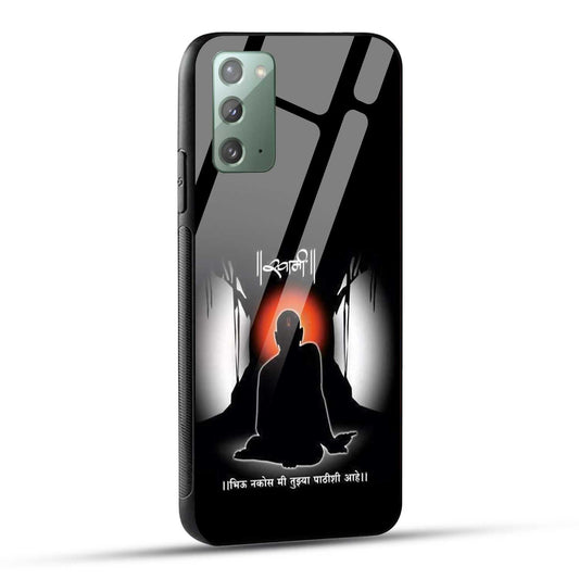 Samsung Galaxy Note 20 Back Cover Shree Swami Samarth Printed Glass Case