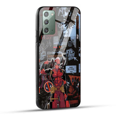 Samsung Galaxy Note 20 Back Cover Superhero Collage Printed Glass Case