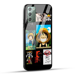 Samsung Galaxy Note 20 Back Cover No Girls No Tension Printed Glass Case