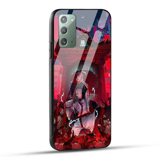 Samsung Galaxy Note 20 Back Cover Sukuna Printed Glass Case
