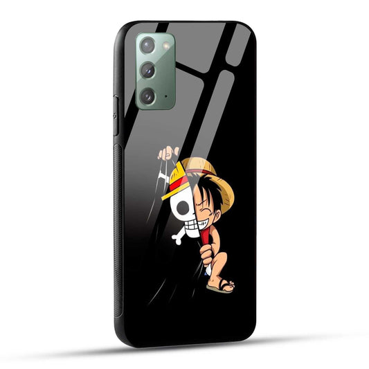 Samsung Galaxy Note 20 Back Cover Luffy Printed Glass Case