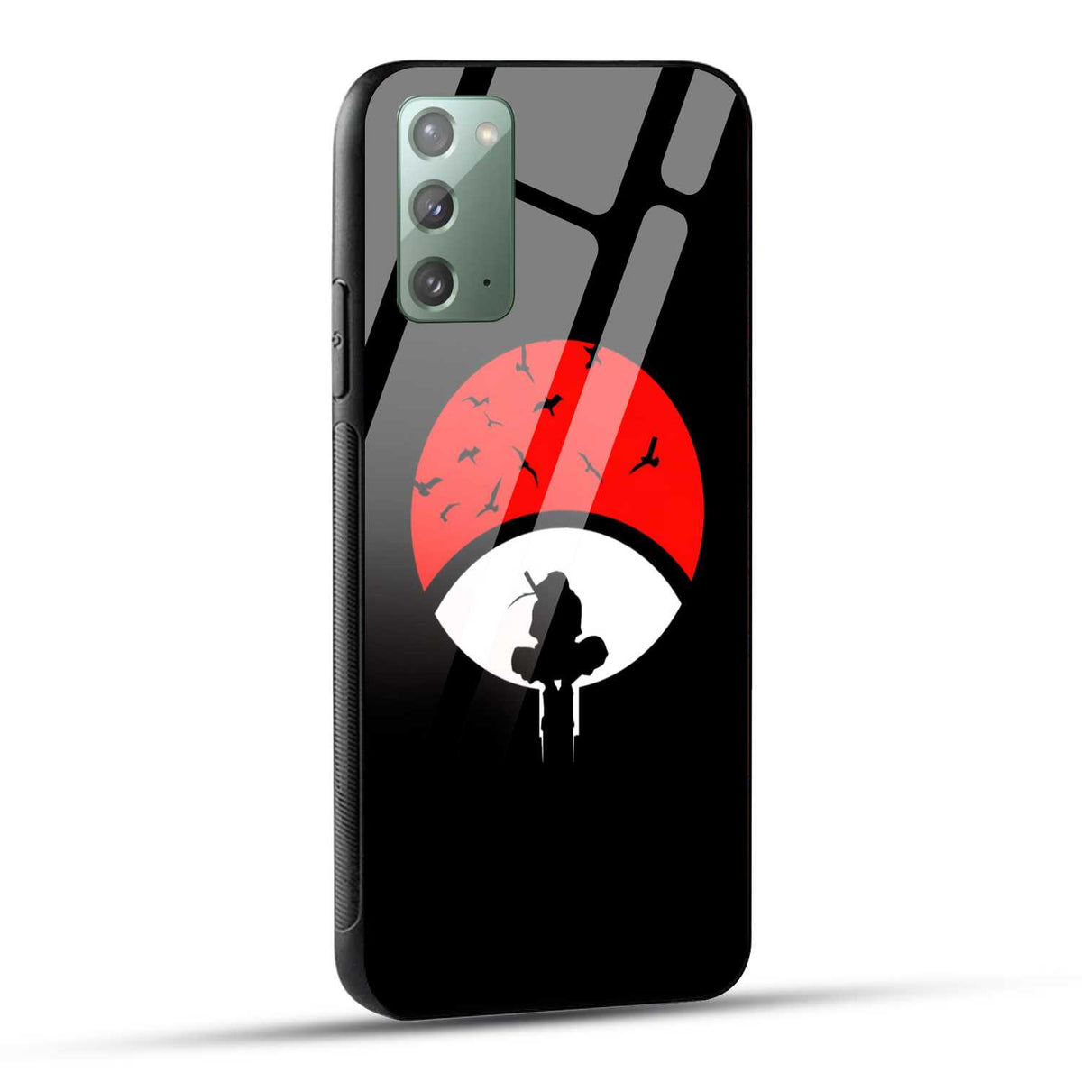 Samsung Galaxy Note 20 Back Cover Itachi Uchiha Printed Glass Case