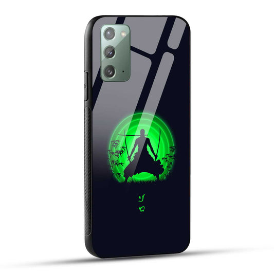 Samsung Galaxy Note 20 Back Cover Zoro Printed Glass Case
