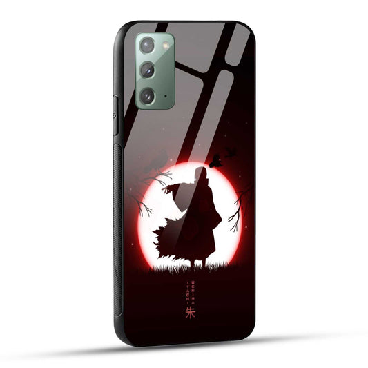 Samsung Galaxy Note 20 Back Cover Itachi Uchiha Printed Glass Case