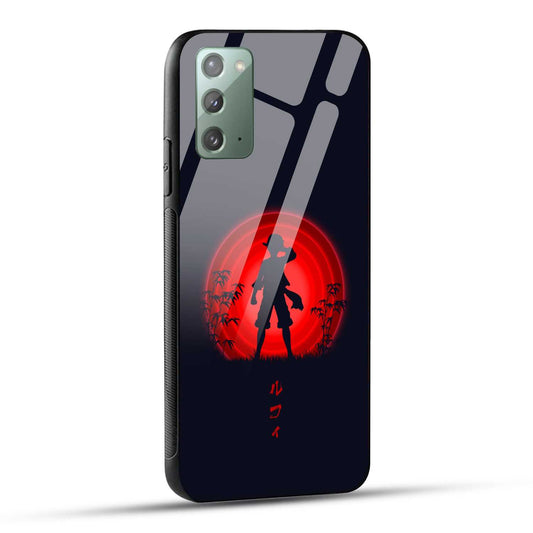 Samsung Galaxy Note 20 Back Cover Luffy Printed Glass Case