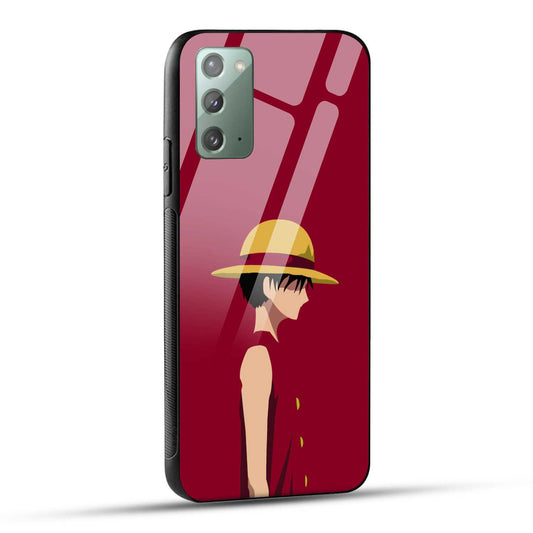Samsung Galaxy Note 20 Back Cover Luffy Printed Glass Case