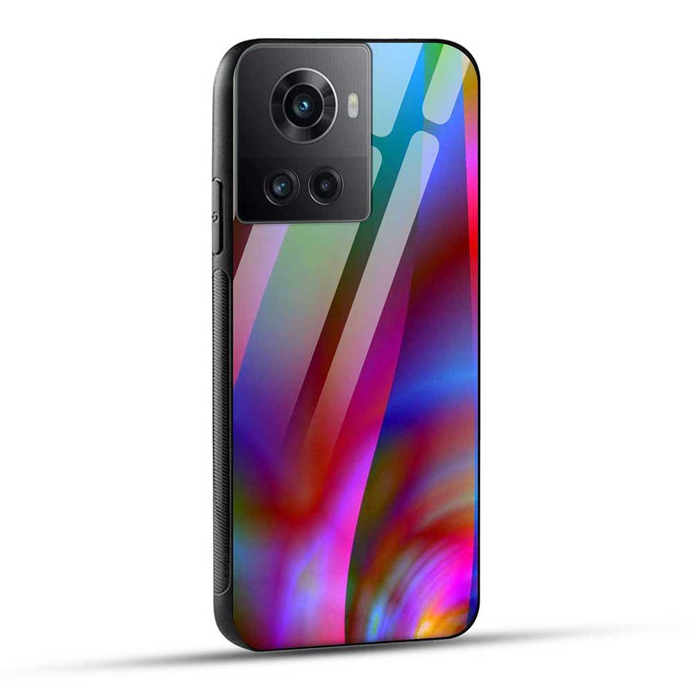 OnePlus 10R 5G Back Cover Fluid Colors Glass Case