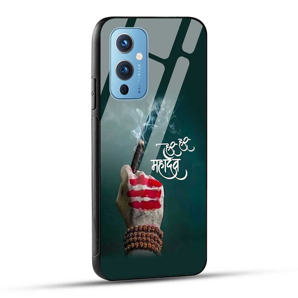 OnePlus 9 Pro Back Cover Mahadev Glass Case