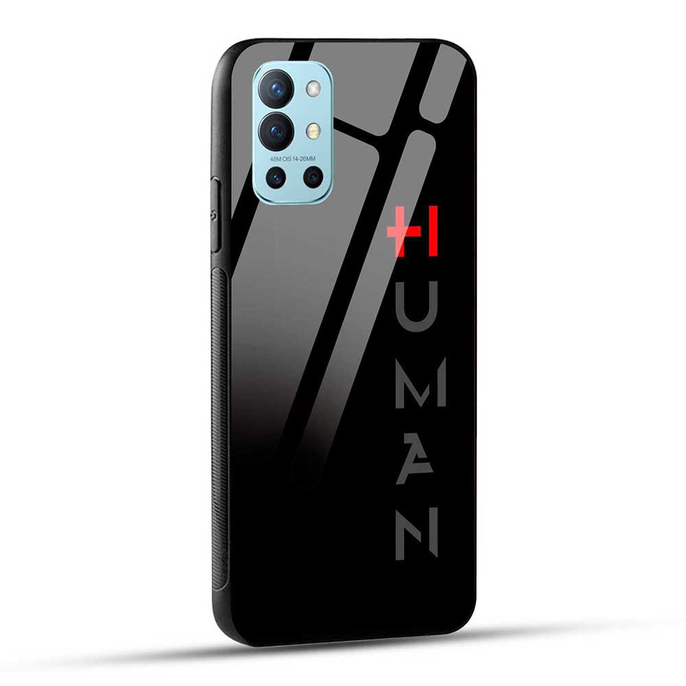 OnePlus 9R Back Cover Human Glass Case